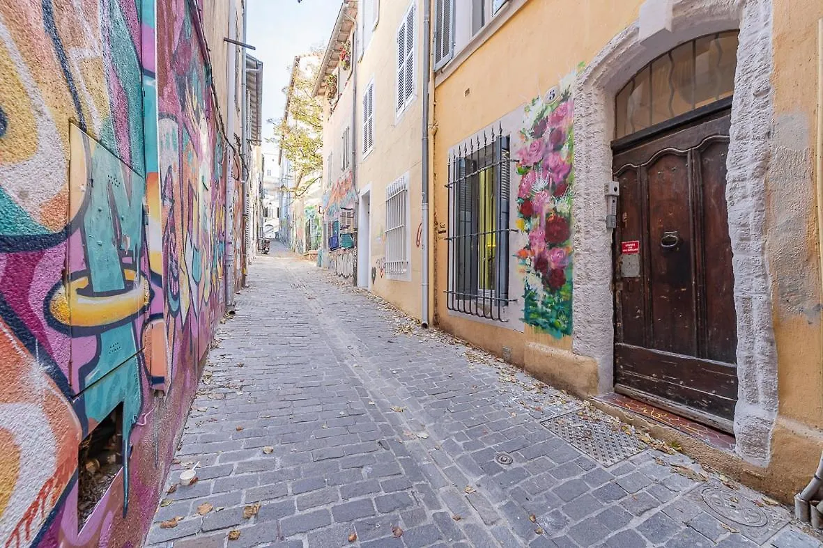T1 Pop Tout Neuf Au Panier Marseille Lägenhet